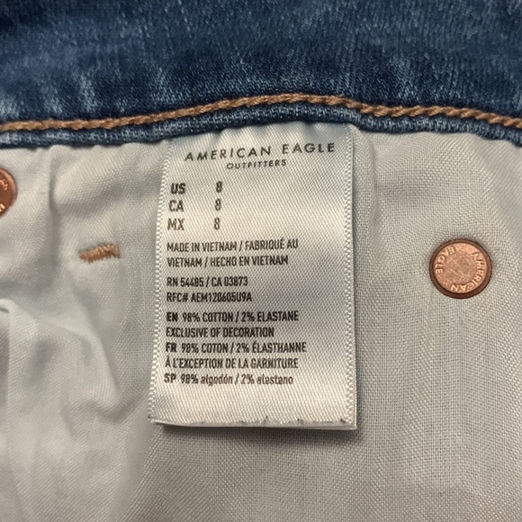 Hi-rise shortie American Eagle jean shorts - Picture 3 of 3